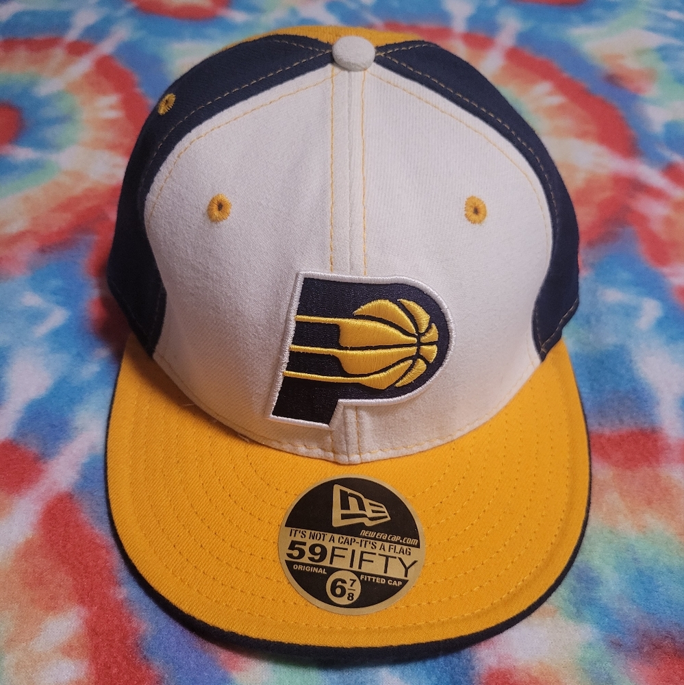 RARE Vintage New Era NBA Indiana Pacers Basketball Flatbill Hat